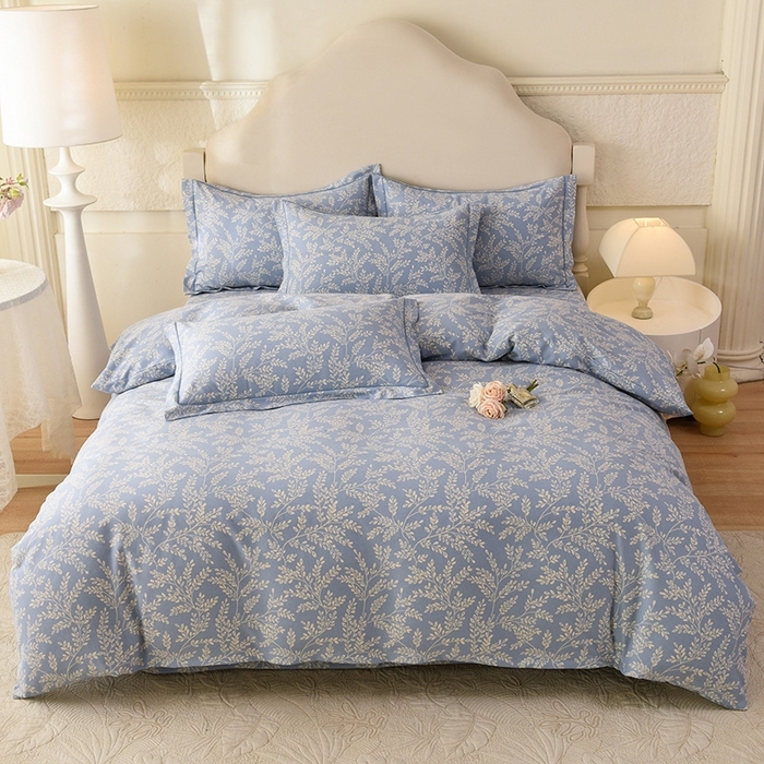 91家纺网 家纺一手货源 找家纺 【电商上传专用，尺寸不全，个别花色缺加大号】幸嘉轩 2026新款全棉纯棉喷气加厚磨毛四件套