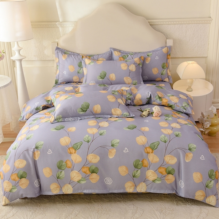 91家纺网 家纺一手货源 找家纺 【电商上传专用，尺寸不全，个别花色缺加大号】幸嘉轩 2026新款全棉纯棉喷气加厚磨毛四件套