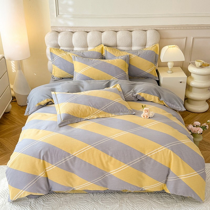 91家纺网 家纺一手货源 找家纺 【电商上传专用，尺寸不全，个别花色缺加大号】幸嘉轩 2026新款全棉纯棉喷气加厚磨毛四件套