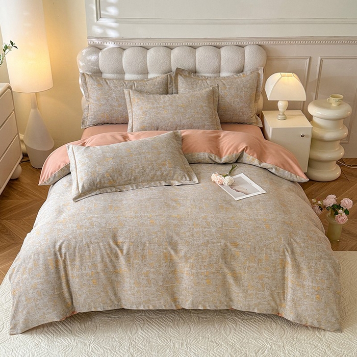 91家纺网 家纺一手货源 找家纺 【电商上传专用，尺寸不全，个别花色缺加大号】幸嘉轩 2026新款全棉纯棉喷气加厚磨毛四件套