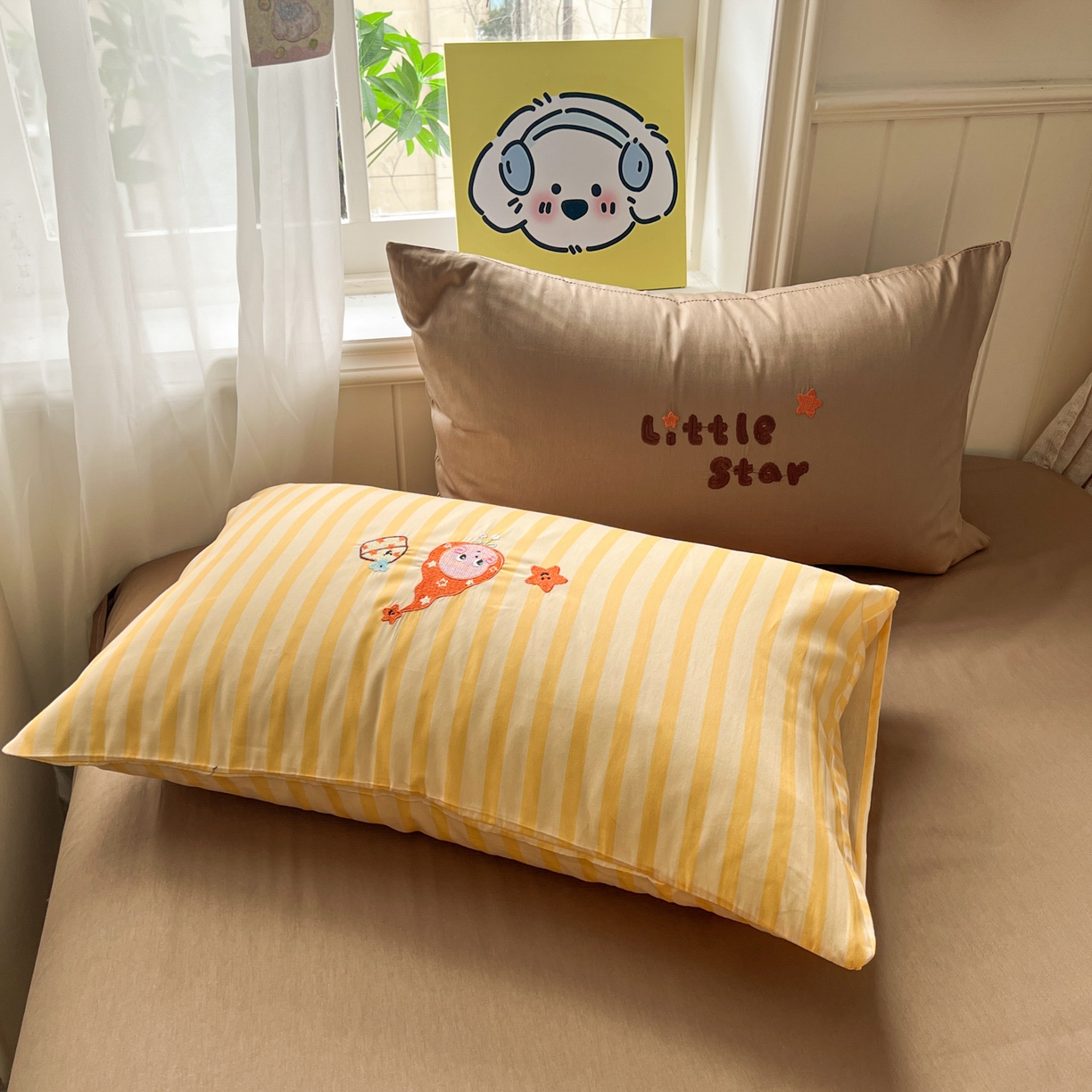 91家纺网 家纺一手货源 找家纺 桃喜 2026新款全棉纯棉贴布绣四件套（会员-5元） 帽衫宝宝（全棉）