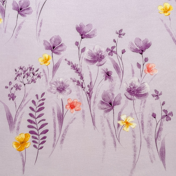 91家纺网 家纺一手货源 找家纺 莎臣豹 2026新款植物羊绒单品单件单床裙可配床裙三件套香草花田