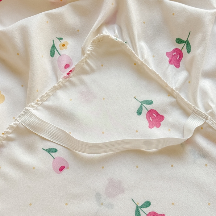 91家纺网 家纺一手货源 找家纺 莎臣豹 2026新款植物羊绒单品单件单床裙可配床裙三件套一朵小花