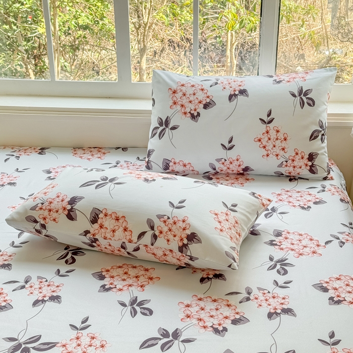 91家纺网 家纺一手货源 找家纺 莎臣豹 2026新款植物羊绒单品单件单床裙可配床裙三件套原野花束