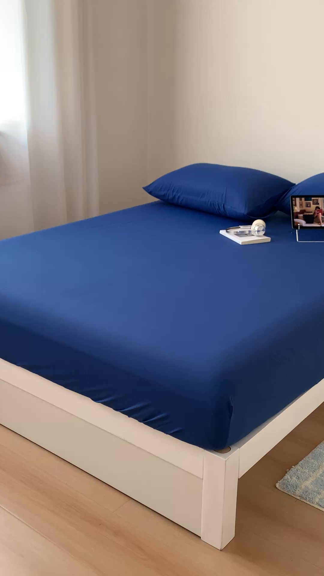 91家纺网 家纺一手货源 找家纺 （总）桃喜 2026新款2026新款纯色165gA类锦氨凉感冰皮床笠单品床笠有凉感值检测报告