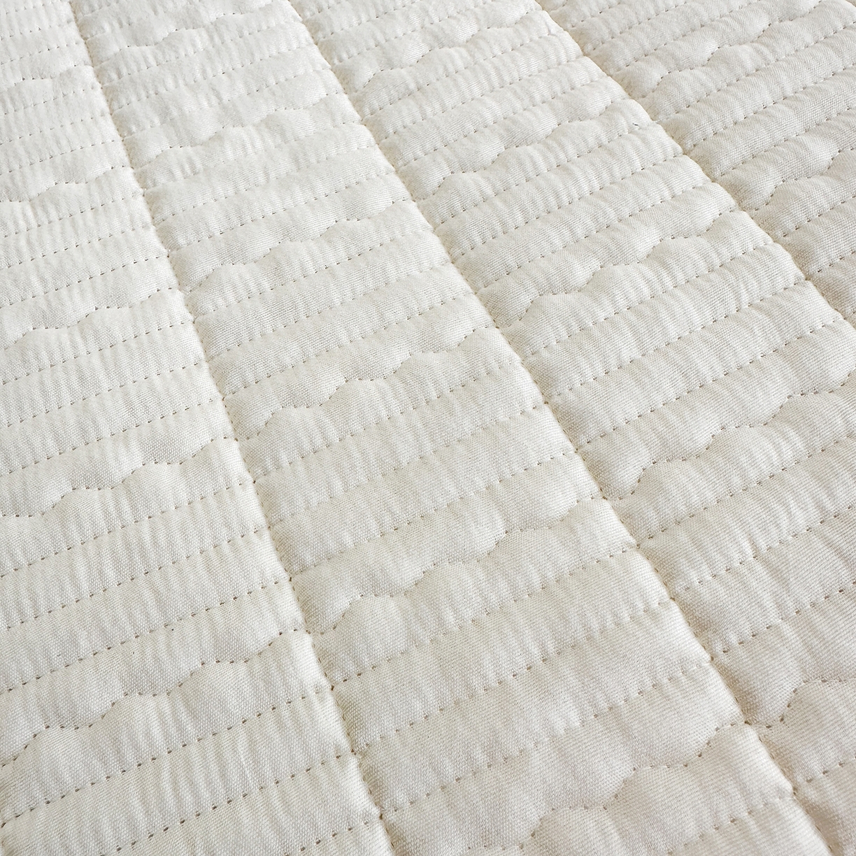 91家纺网 家纺一手货源 找家纺 幸嘉轩 2026新款双层纱花边床盖单件加厚夹棉云感皱皱纱花边款床单三件套 快乐小象