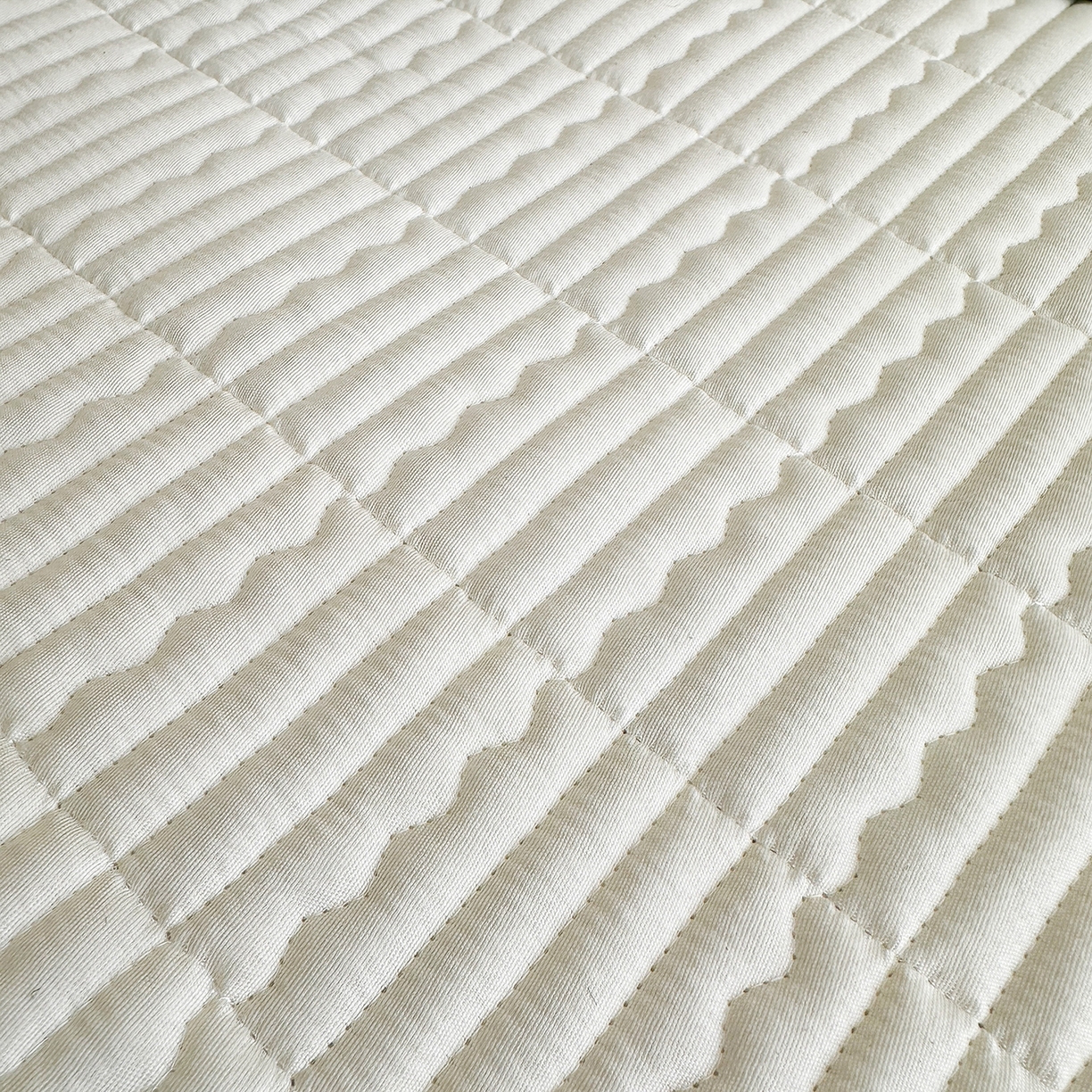 91家纺网 家纺一手货源 找家纺 幸嘉轩 2026新款双层纱花边床盖单件加厚夹棉云感皱皱纱花边款床单三件套 莫奈-紫