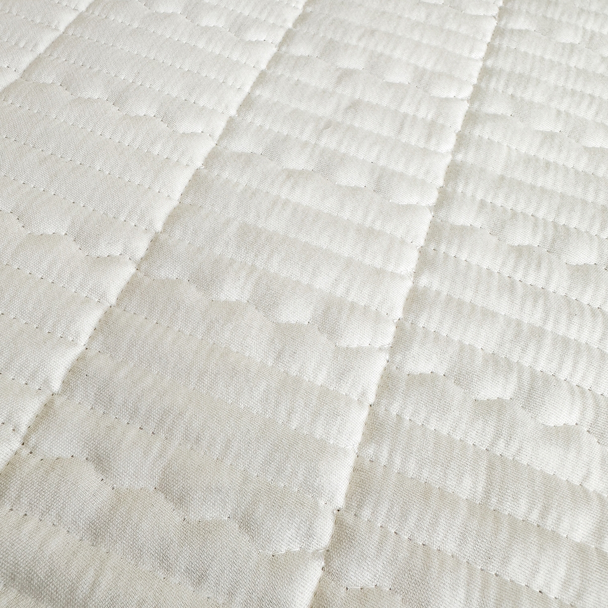 91家纺网 家纺一手货源 找家纺 幸嘉轩 2026新款双层纱花边床盖单件加厚夹棉云感皱皱纱花边款床单三件套 北野