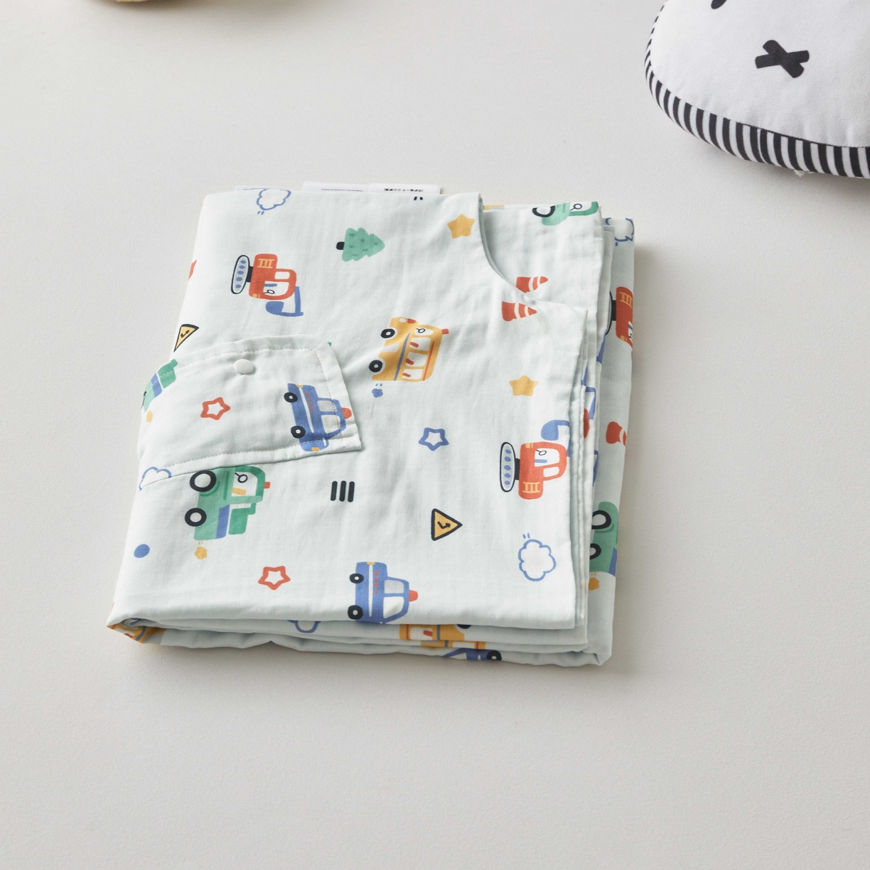 荷马之梦 2026新款全棉纯棉纱布印花小版盖毯山茶蚕丝儿童拥抱防踢夏被-拥抱森林 滴滴汽车