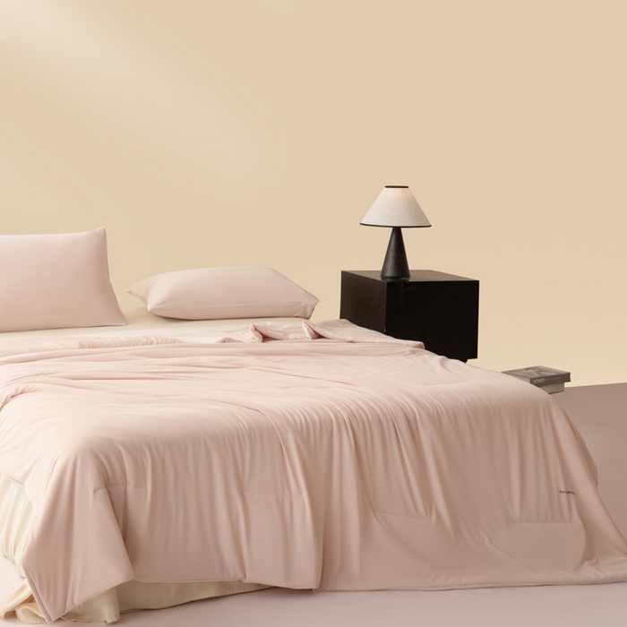 天之爱 2026新款星球同款夏季双感深睡被夏被夏凉被控温被 橘雾灰