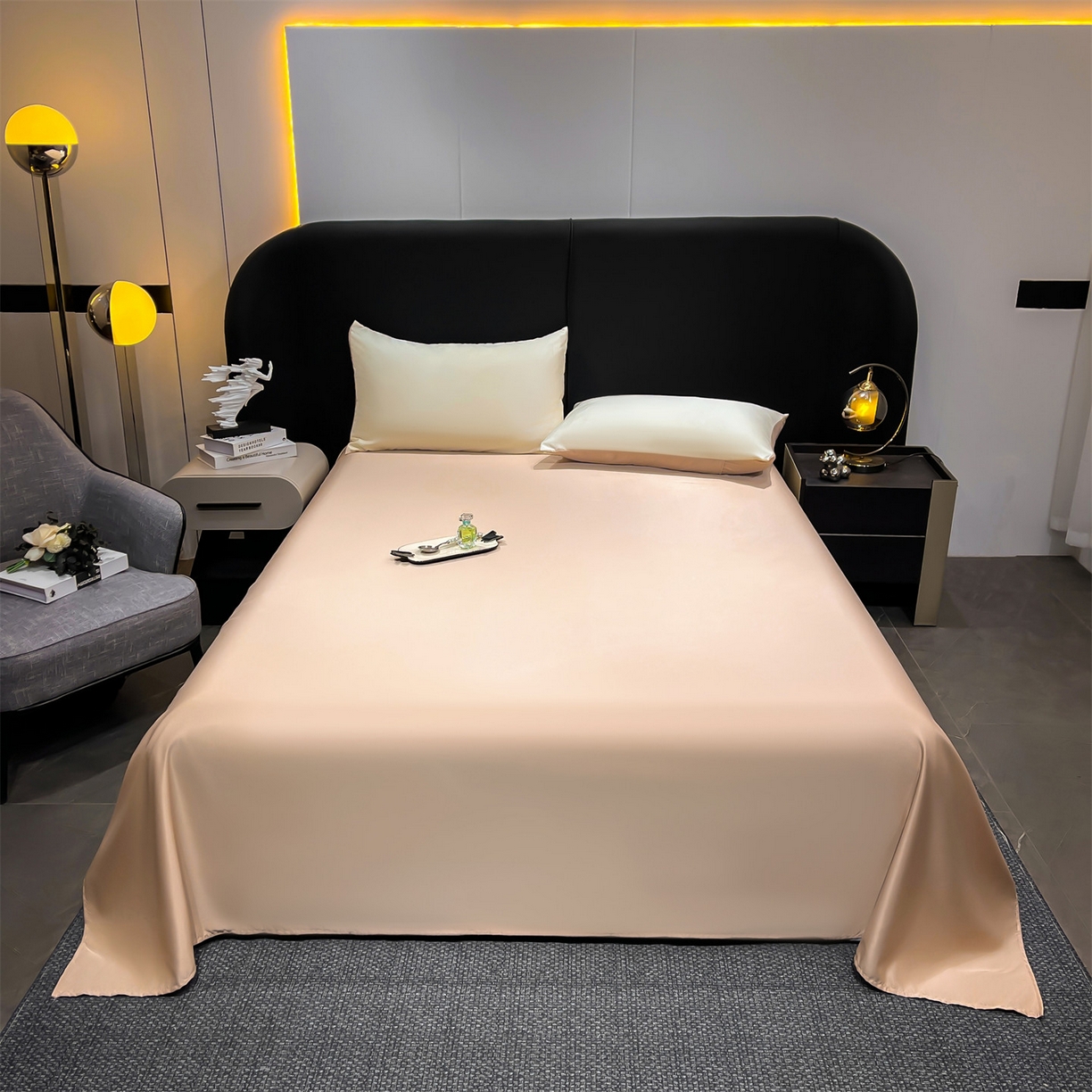 91家纺网 家纺一手货源 找家纺 梵蒂莎 2026新款满绣系列-水洗真丝空调被水洗冰丝夏被四件套夏凉被（需要买家秀，加微信） 小马-白香槟