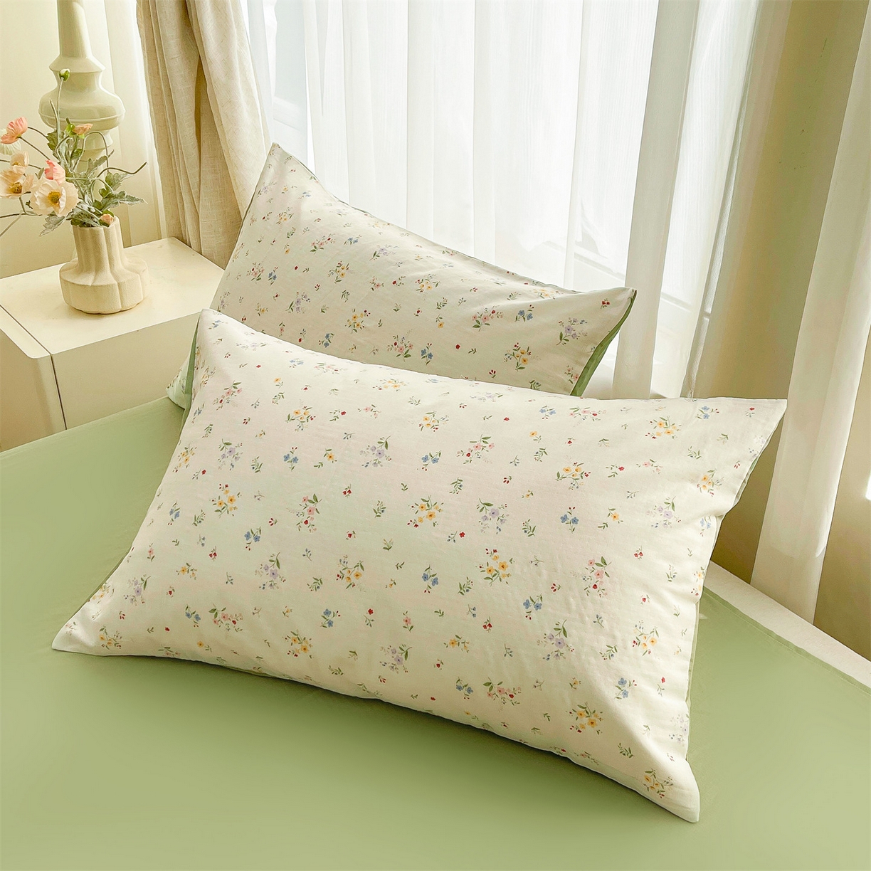 91家纺网 家纺一手货源 找家纺 （总）梵蒂莎 2026新款全棉双层纱夏被四件套100%棉花夏凉被里外纯棉被子被芯（需要买家秀，加微信）