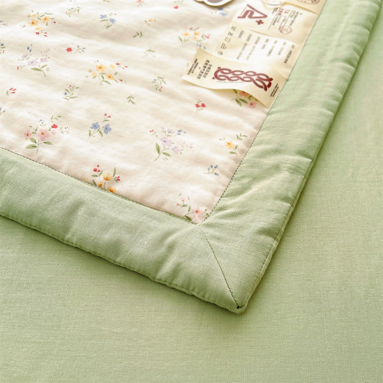 91家纺网 家纺一手货源 找家纺 （总）梵蒂莎 2026新款全棉双层纱夏被四件套100%棉花夏凉被里外纯棉被子被芯（需要买家秀，加微信）