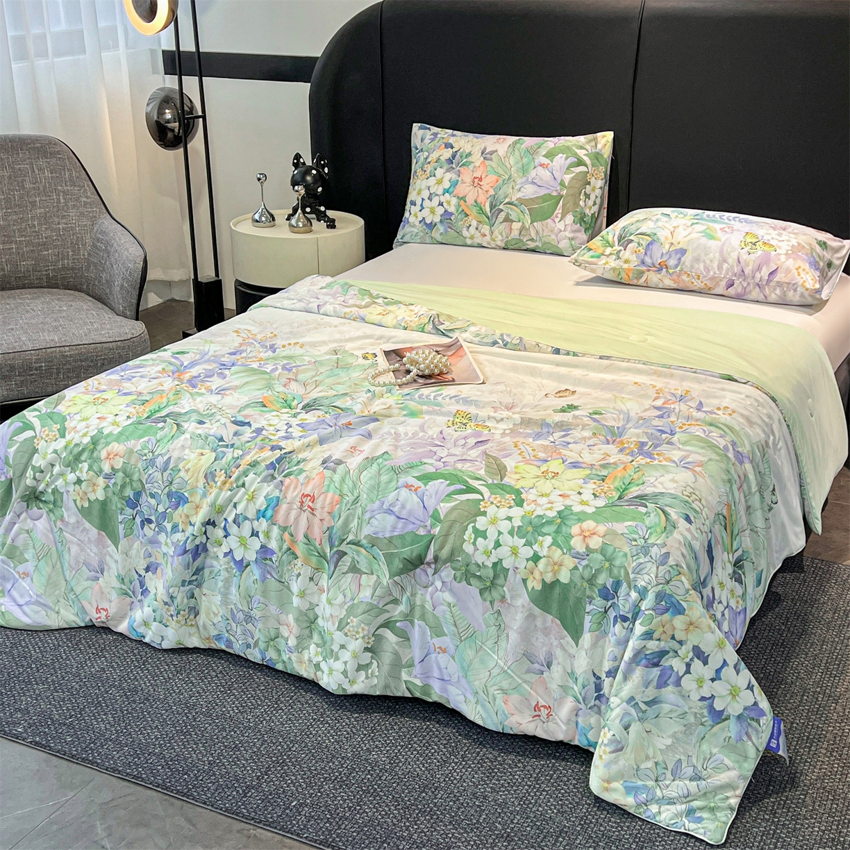 91家纺网 家纺一手货源 找家纺 （总）小禹仔家纺 2026新款氨纶凉感印花夏被