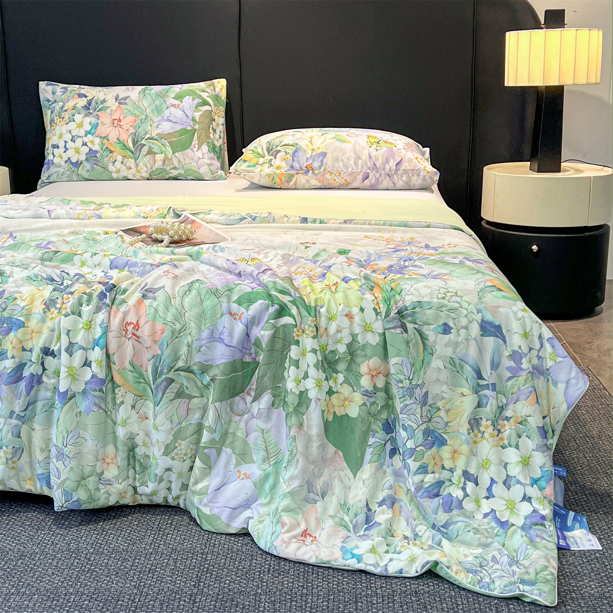 91家纺网 家纺一手货源 找家纺 （总）小禹仔家纺 2026新款氨纶凉感印花夏被