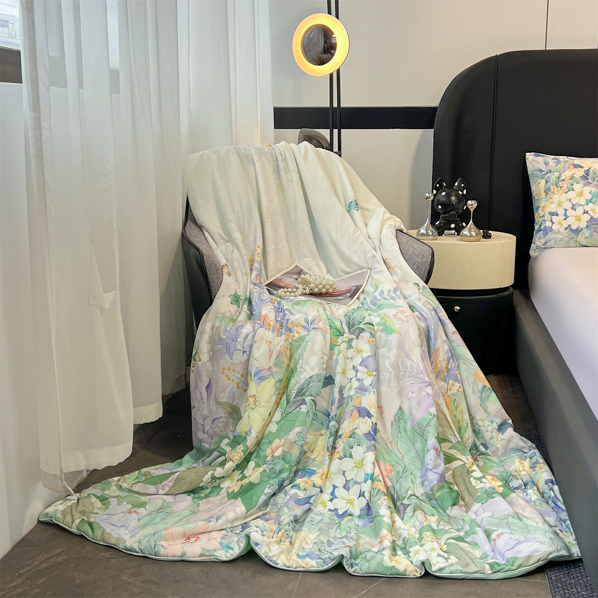 91家纺网 家纺一手货源 找家纺 （总）小禹仔家纺 2026新款氨纶凉感印花夏被