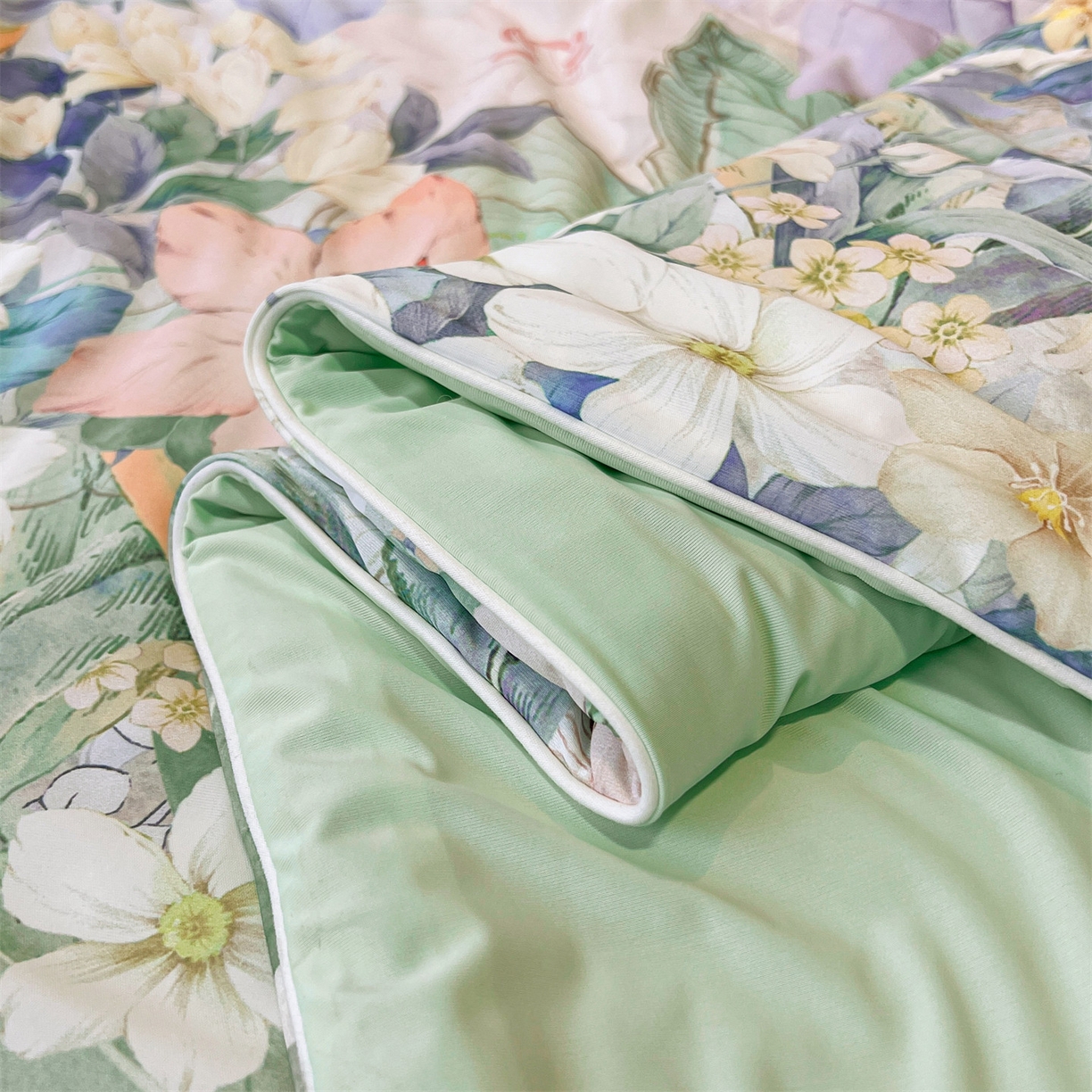 91家纺网 家纺一手货源 找家纺 （总）小禹仔家纺 2026新款氨纶凉感印花夏被