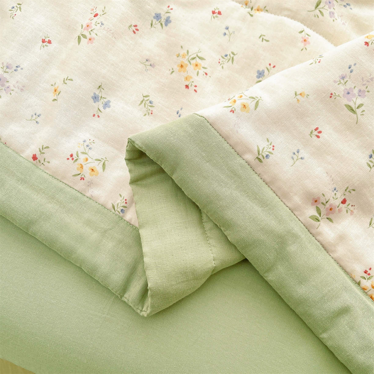 91家纺网 家纺一手货源 找家纺 梵蒂莎 2026新款全棉双层纱夏被四件套100%棉花夏凉被里外纯棉被子被芯（需要买家秀，加微信） 风雅小竺