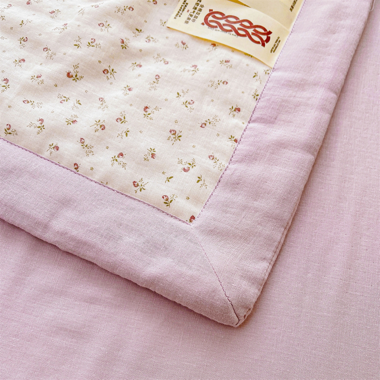 91家纺网 家纺一手货源 找家纺 梵蒂莎 2026新款全棉双层纱夏被四件套100%棉花夏凉被里外纯棉被子被芯（需要买家秀，加微信） 南岛日记