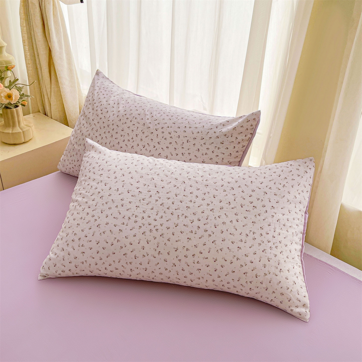 91家纺网 家纺一手货源 找家纺 梵蒂莎 2026新款全棉双层纱夏被四件套100%棉花夏凉被里外纯棉被子被芯（需要买家秀，加微信） 南岛日记