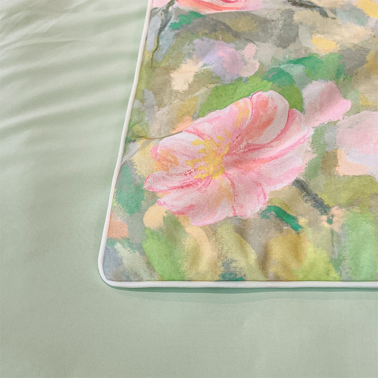 91家纺网 家纺一手货源 找家纺 小禹仔家纺 2026新款氨纶凉感印花夏被 曼莎