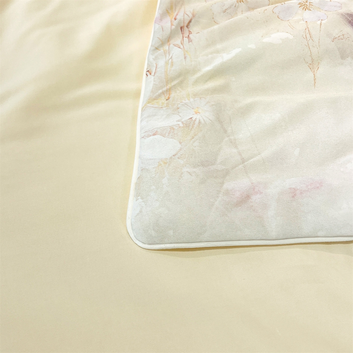 91家纺网 家纺一手货源 找家纺 小禹仔家纺 2026新款氨纶凉感印花夏被 沐野