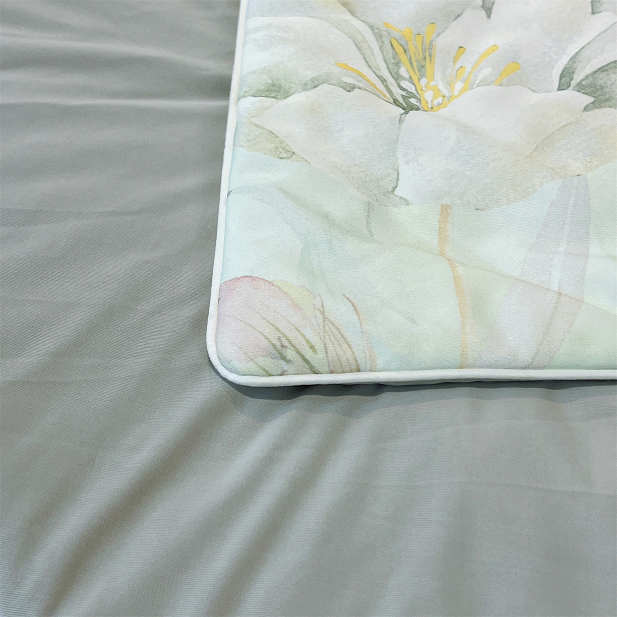 91家纺网 家纺一手货源 找家纺 小禹仔家纺 2026新款氨纶凉感印花夏被 晴川