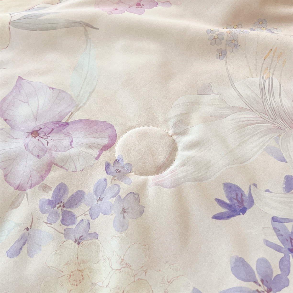 91家纺网 家纺一手货源 找家纺 小禹仔家纺 2026新款氨纶凉感印花夏被 樱絮