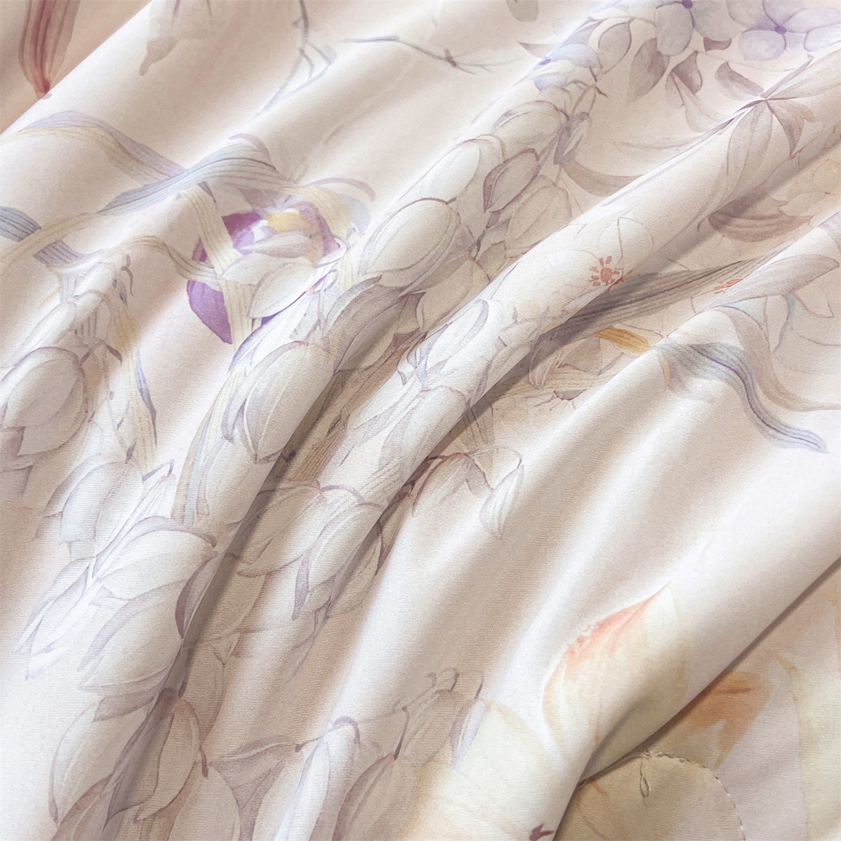 91家纺网 家纺一手货源 找家纺 小禹仔家纺 2026新款氨纶凉感印花夏被 樱絮