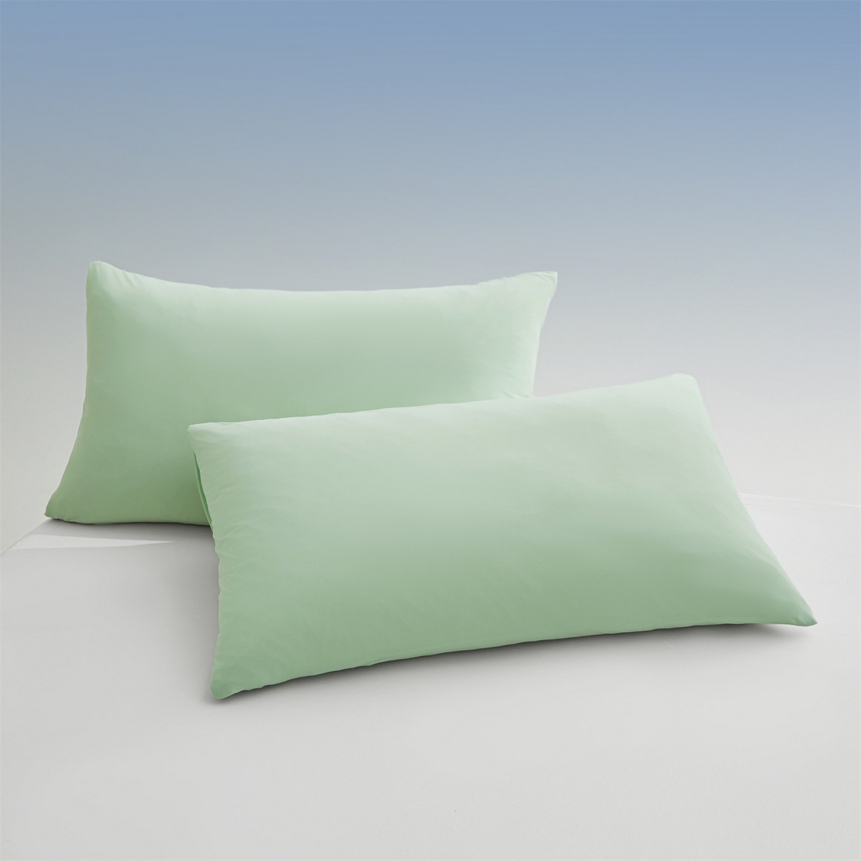 91家纺网 家纺一手货源 找家纺 小禹仔家纺 2026新款氨纶凉感印花夏被 薄荷绿