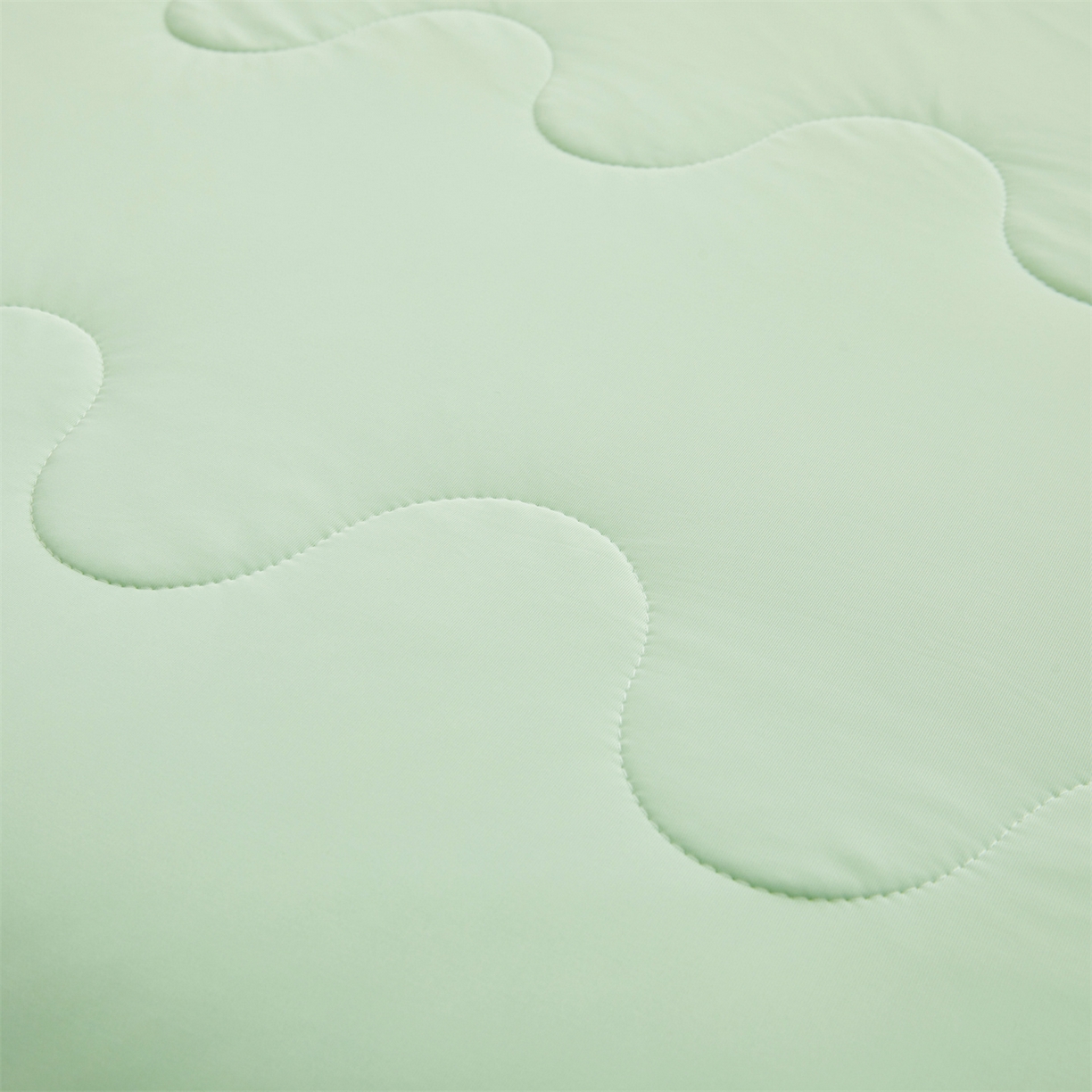 91家纺网 家纺一手货源 找家纺 小禹仔家纺 2026新款氨纶凉感印花夏被 薄荷绿