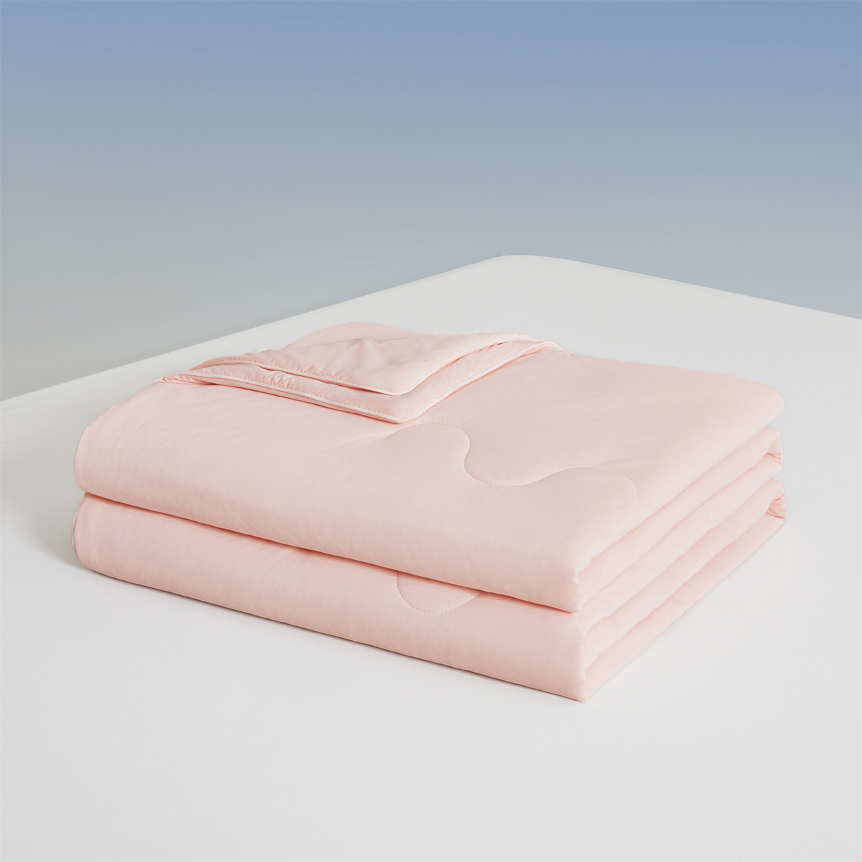 91家纺网 家纺一手货源 找家纺 小禹仔家纺 2026新款氨纶凉感印花夏被 冰感粉