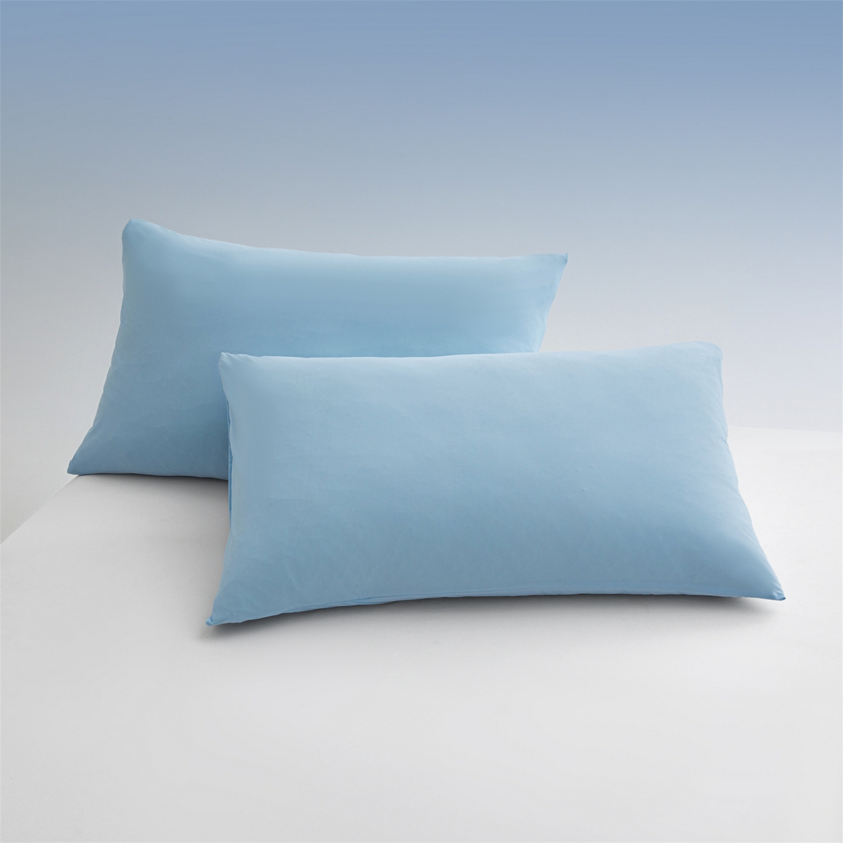 91家纺网 家纺一手货源 找家纺 小禹仔家纺 2026新款氨纶凉感印花夏被 天空蓝拼米色