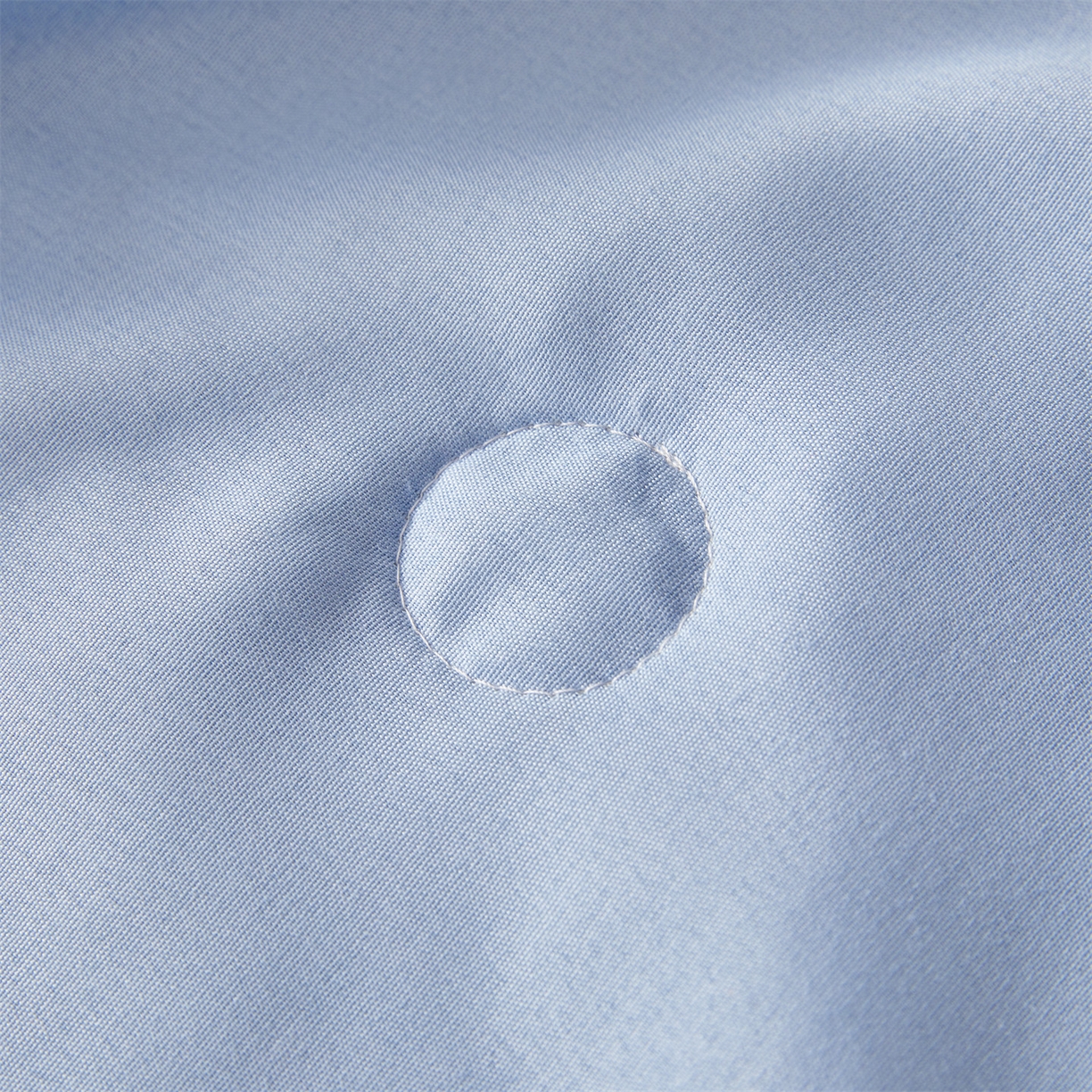 91家纺网 家纺一手货源 找家纺 梵蒂莎 【地板价】2026新品水洗棉新疆棉花夏被纯色夏被格子小清新空调被被子被芯（需要买家秀，加微信） 蓝色-白边