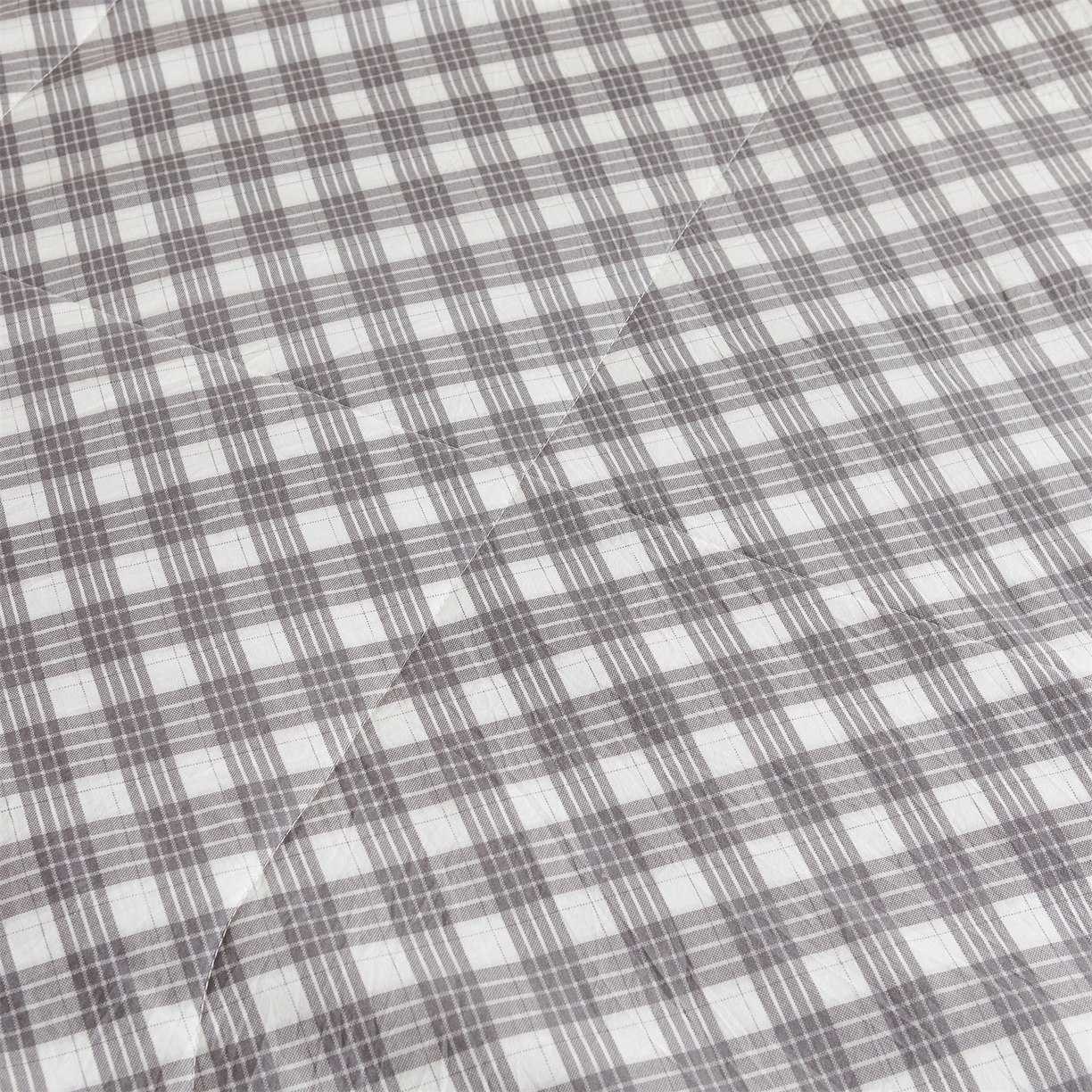 91家纺网 家纺一手货源 找家纺 梵蒂莎 【地板价】2026新品水洗棉新疆棉花夏被无印风夏被格子空调被被子被芯（需要买家秀，加微信） 澳白-灰