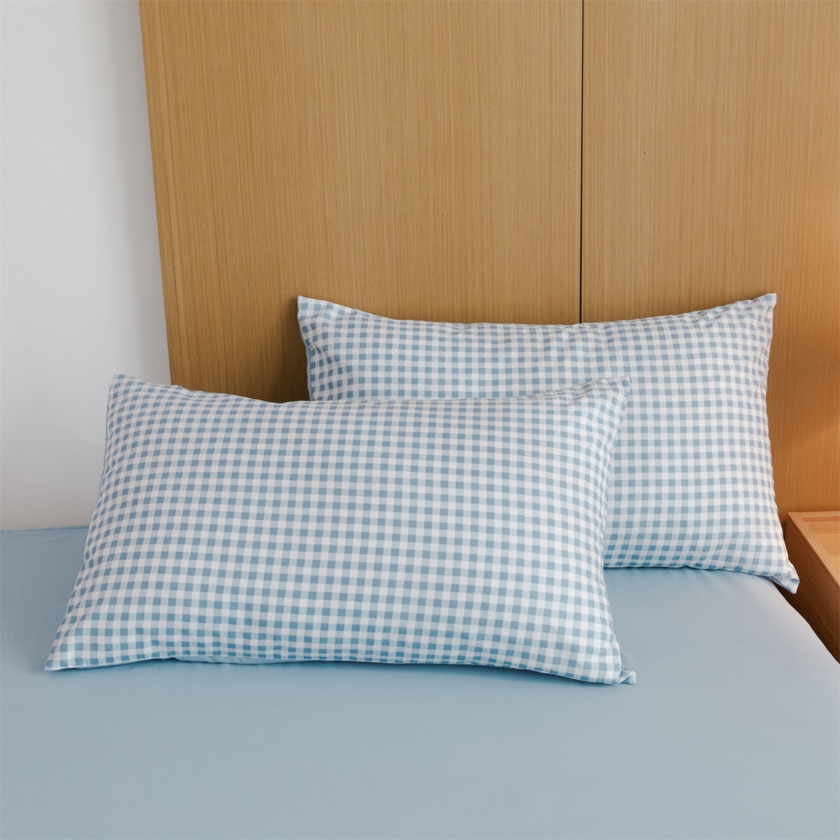 91家纺网 家纺一手货源 找家纺 梵蒂莎 【地板价】2026新品水洗棉新疆棉花夏被无印风夏被格子空调被被子被芯（需要买家秀，加微信） 水兰小格