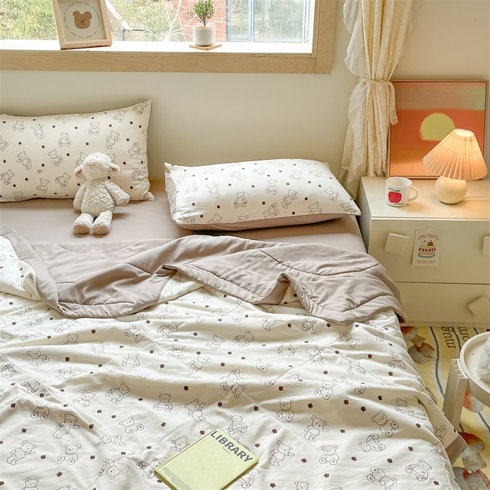 91家纺网 家纺一手货源 找家纺 （总）梵蒂莎 【地板价】2026新品水洗棉新疆棉花夏被印花夏被格子小清新空调被被子被芯（需要买家秀，加微信）