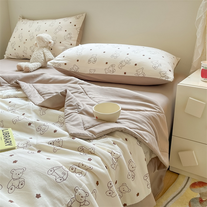 91家纺网 家纺一手货源 找家纺 （总）梵蒂莎 【地板价】2026新品水洗棉新疆棉花夏被印花夏被格子小清新空调被被子被芯（需要买家秀，加微信）