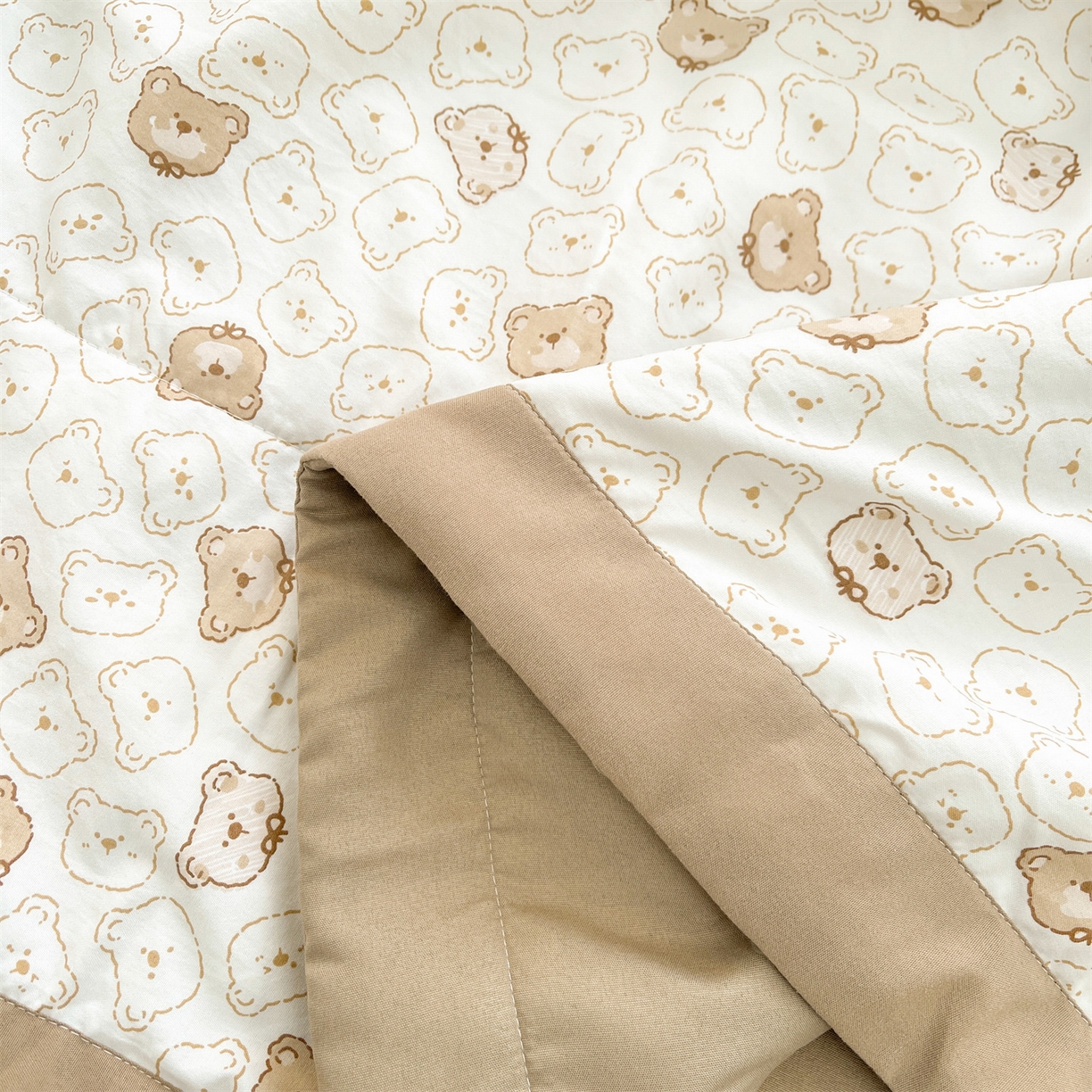 91家纺网 家纺一手货源 找家纺 梵蒂莎 【地板价】2026新品水洗棉新疆棉花夏被印花夏被格子小清新空调被被子被芯（需要买家秀，加微信） 抱抱熊