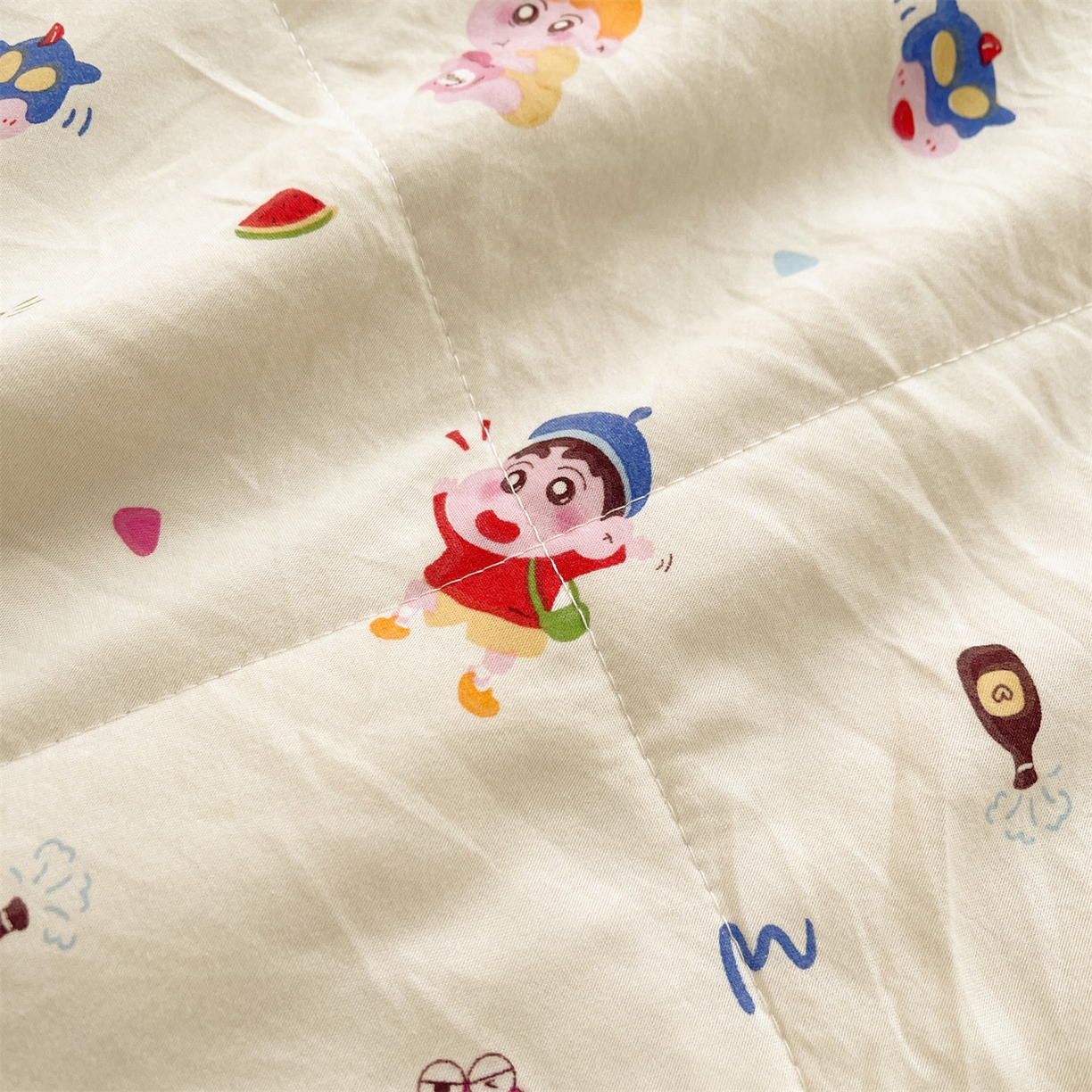 91家纺网 家纺一手货源 找家纺 梵蒂莎 【地板价】2026新品水洗棉新疆棉花夏被印花夏被格子小清新空调被被子被芯（需要买家秀，加微信） 小新控