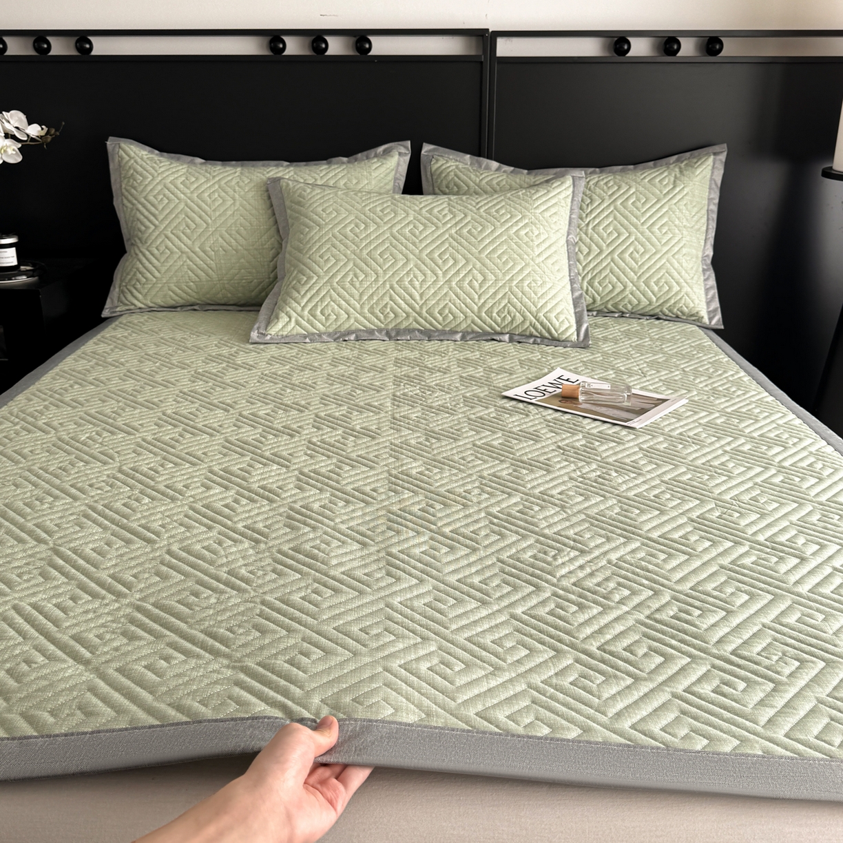 91家纺网 家纺一手货源 找家纺 （总）慕尚家纺 2026新款百百棉全棉纯棉床席老粗布凉席席子