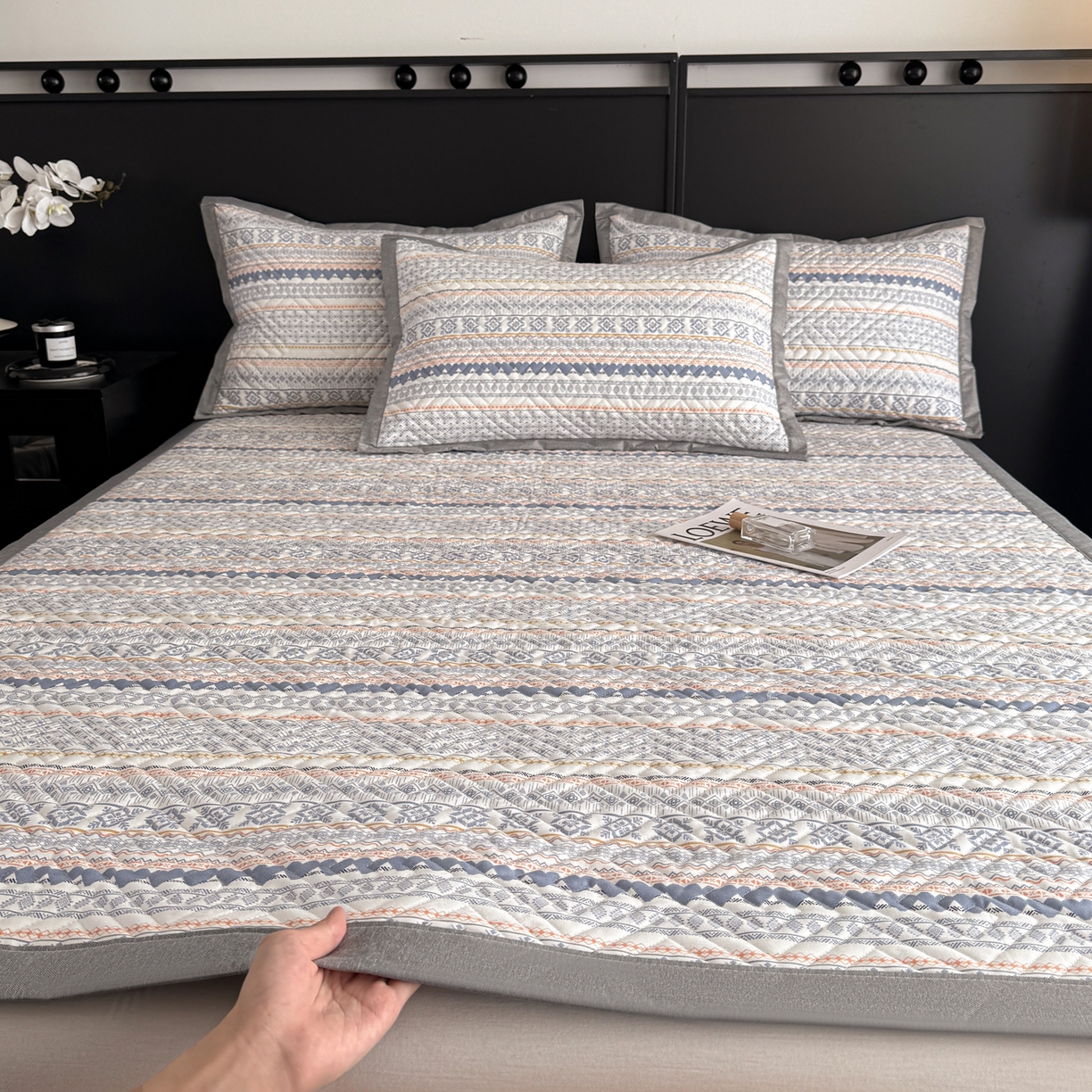 91家纺网 家纺一手货源 找家纺 （总）慕尚家纺 2026新款百百棉全棉纯棉床席老粗布凉席席子