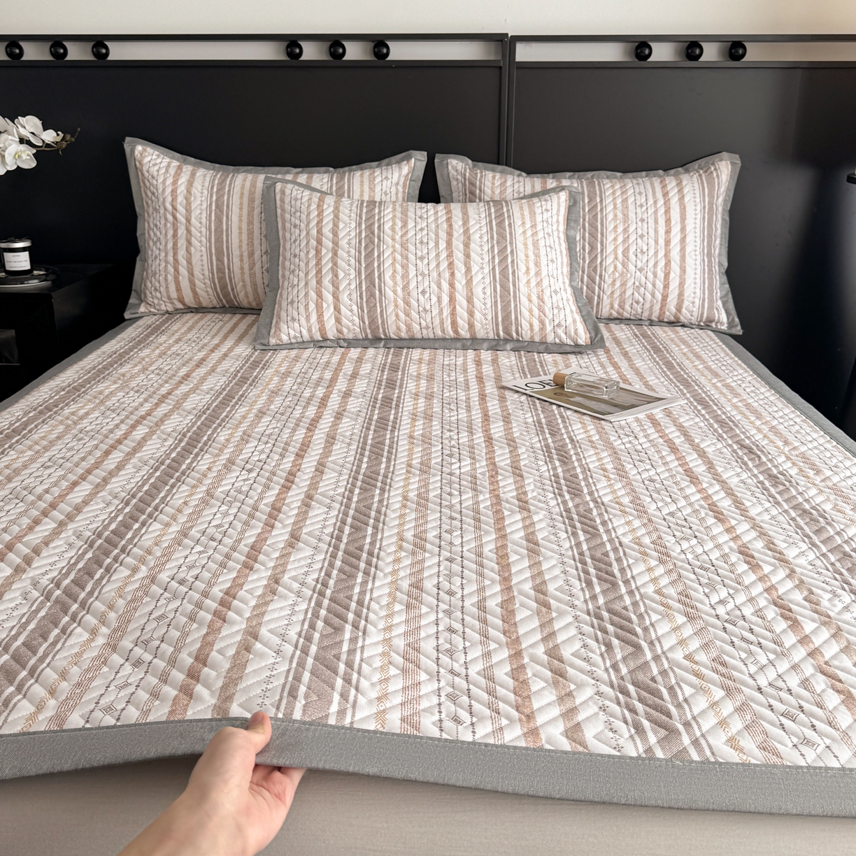 91家纺网 家纺一手货源 找家纺 （总）慕尚家纺 2026新款百百棉全棉纯棉床席老粗布凉席席子