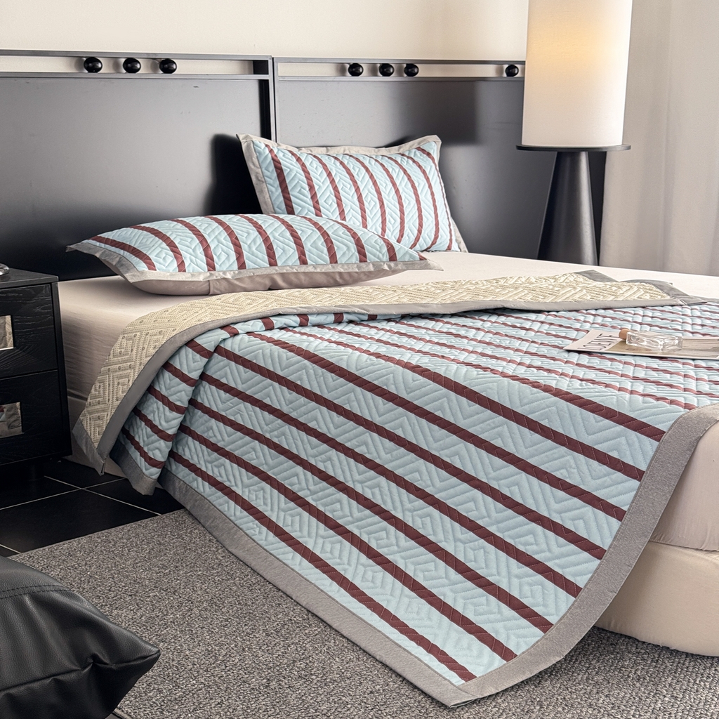 91家纺网 家纺一手货源 找家纺 慕尚家纺 2026新款百百棉全棉纯棉床席老粗布凉席席子 格律