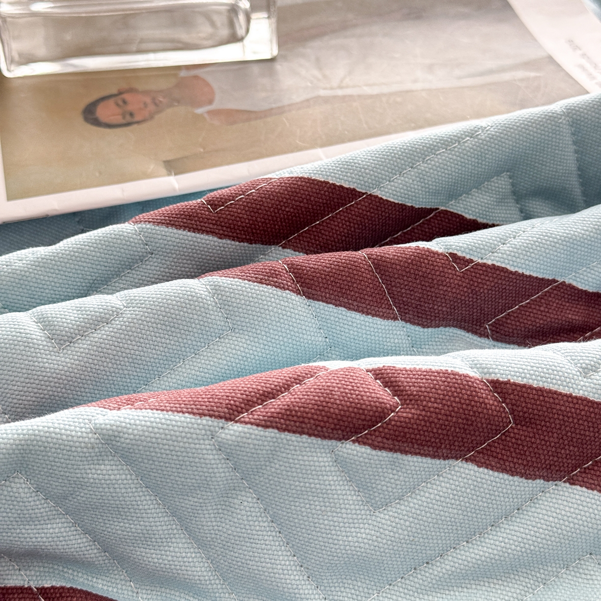 91家纺网 家纺一手货源 找家纺 慕尚家纺 2026新款百百棉全棉纯棉床席老粗布凉席席子 格律