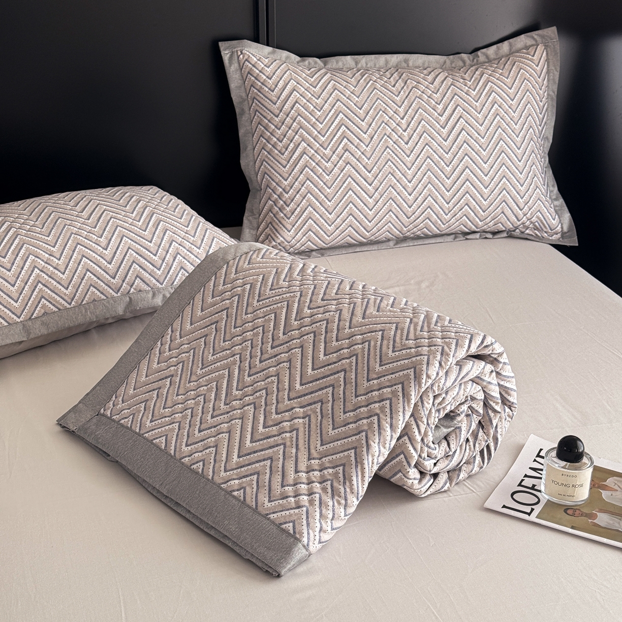 91家纺网 家纺一手货源 找家纺 慕尚家纺 2026新款百百棉全棉纯棉床席老粗布凉席席子 简约