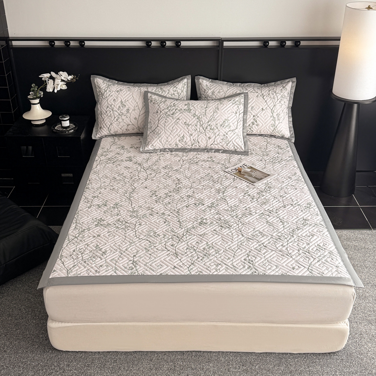 91家纺网 家纺一手货源 找家纺 慕尚家纺 2026新款百百棉全棉纯棉床席老粗布凉席席子 九枝里