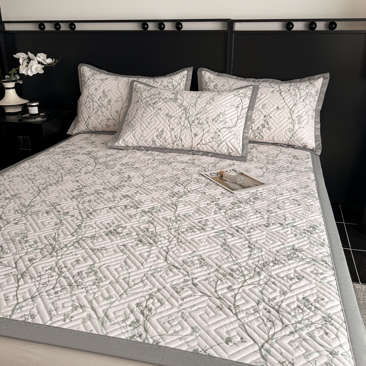 91家纺网 家纺一手货源 找家纺 慕尚家纺 2026新款百百棉全棉纯棉床席老粗布凉席席子 九枝里