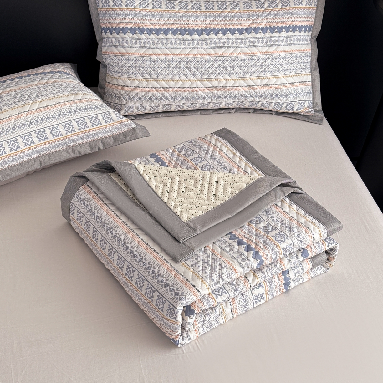 91家纺网 家纺一手货源 找家纺 慕尚家纺 2026新款百百棉全棉纯棉床席老粗布凉席席子 拉蒙爱心