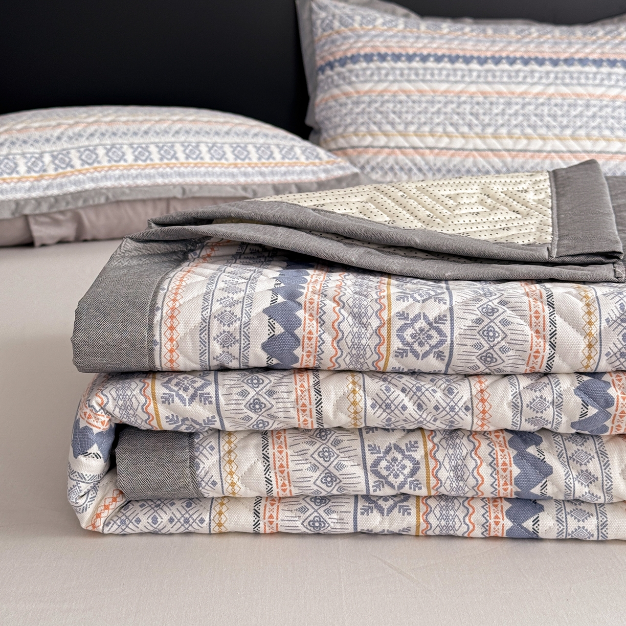 91家纺网 家纺一手货源 找家纺 慕尚家纺 2026新款百百棉全棉纯棉床席老粗布凉席席子 拉蒙爱心